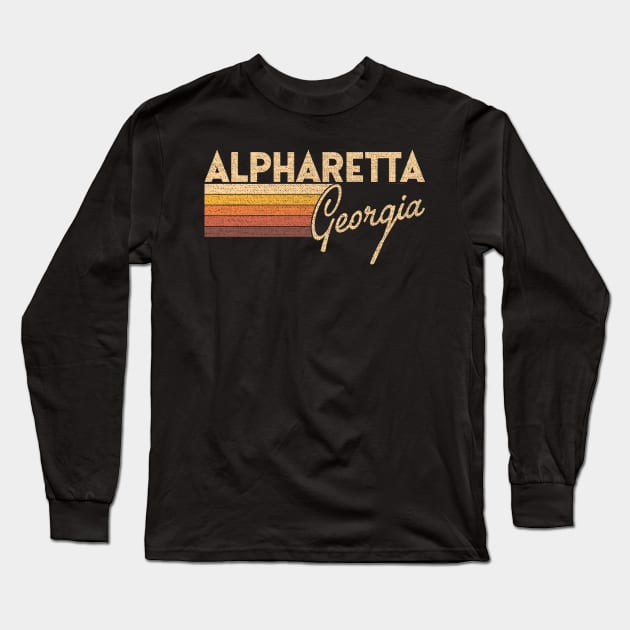 Alpharetta Georgia Long Sleeve T-Shirt by dk08